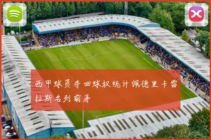 西甲球员夺回球权统计佩德里卡雷拉斯名列前茅